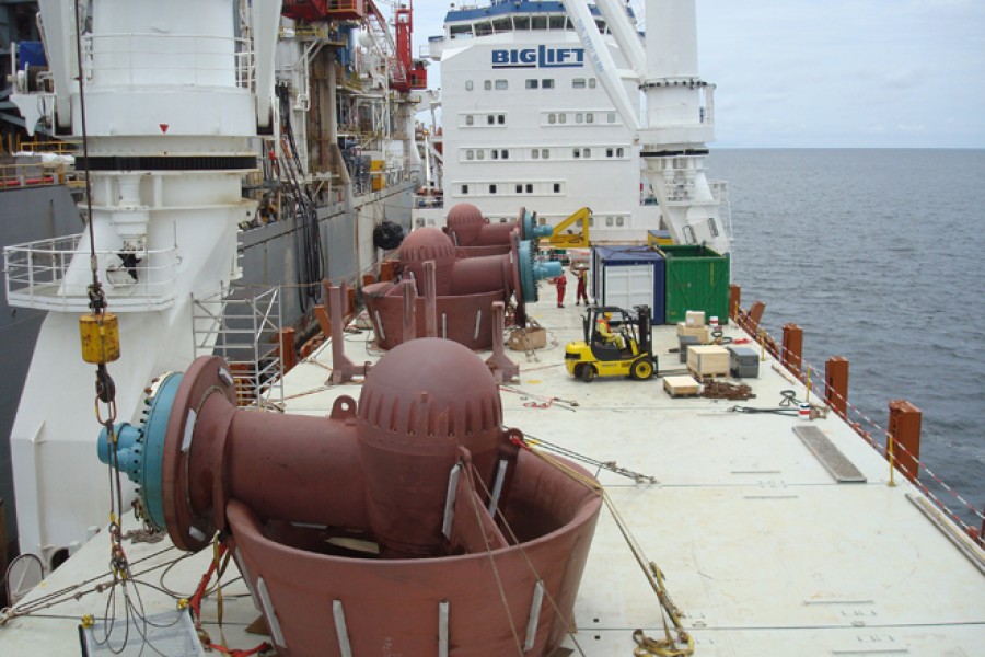 Oil Rig Thrusters Offshore supply and support