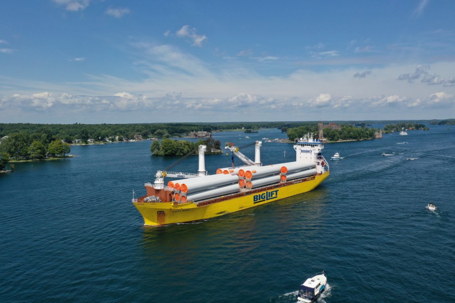 Windmill towers to the Great Lakes